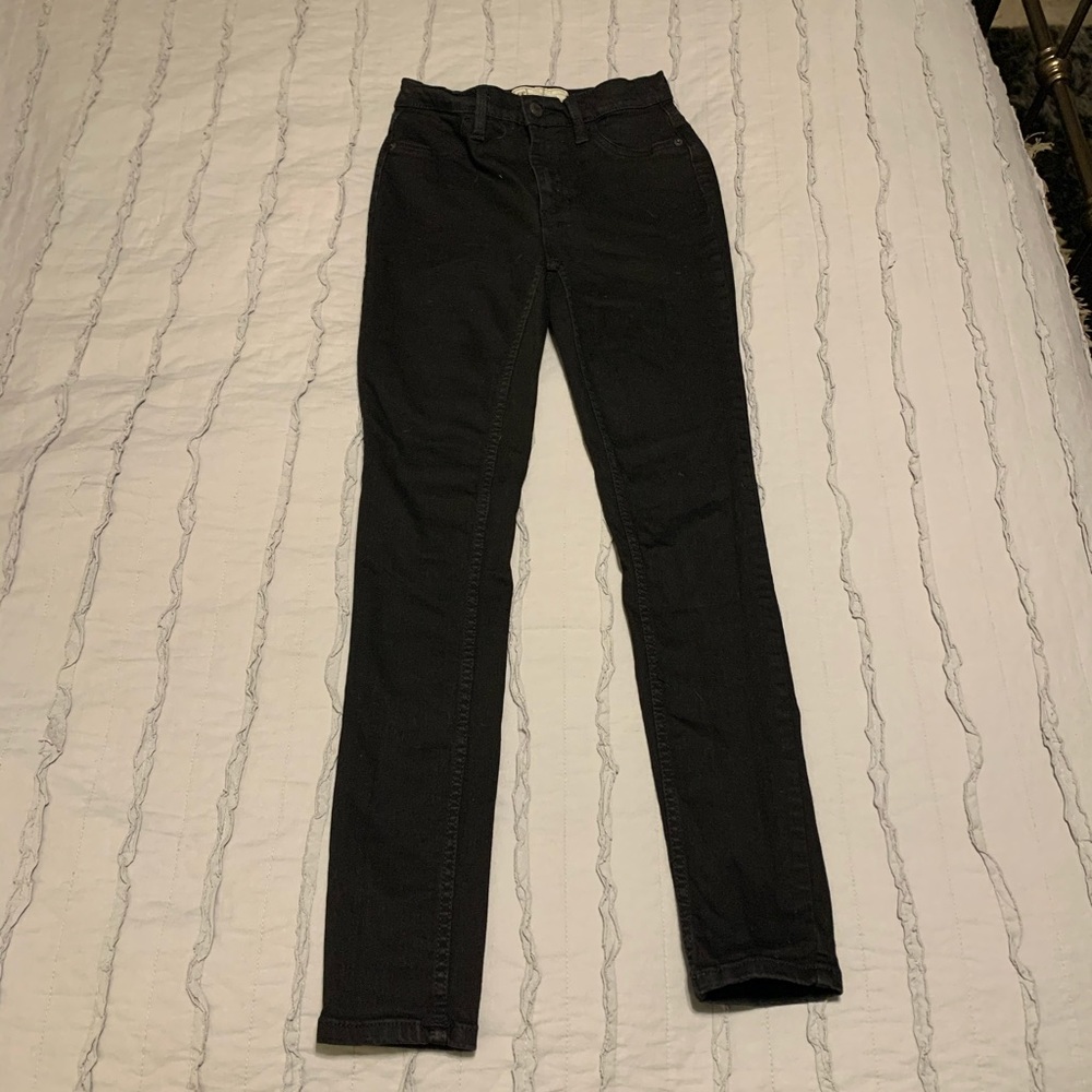 Free People High Rise Long and Lean Skinny Jeans